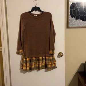 Fall sweater dress/top